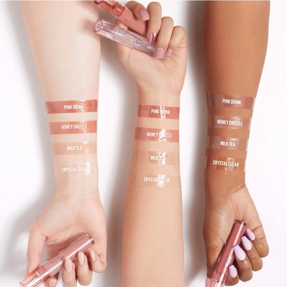 Kaja milk tea hydrating lip shine gloss shot - Picture 3 of 3